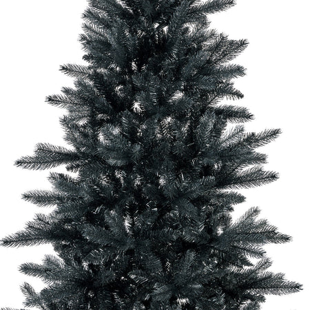 Albero di Natale nero "Berlin" in PE Effetto Real Touch + PVC h 210 cm