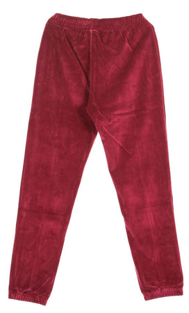 CHAMPION Pantalone Tuta Uomo Straight Hem Pants Burgundy da uomo
