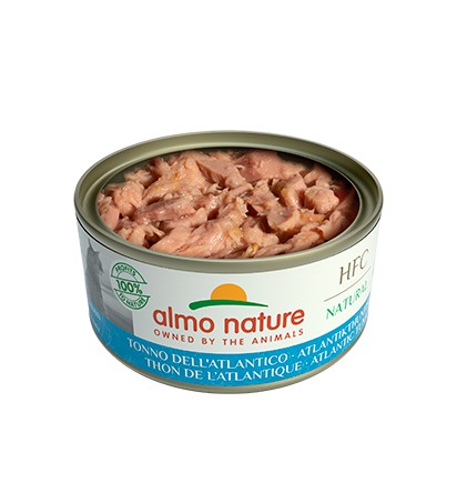 Almo Nature Scatoletta HFC Natural gusto Tonno dell'Atlantico per Gatti Adulti