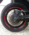 STRISCE ADESIVE per CERCHI 17 -19 POLLICI compatibili MOTO YAMAHA SUPER TENERE