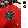 Adesivo 3D Protezione Tappo Serbatoio Compatibile con Moto Ducati Supersport