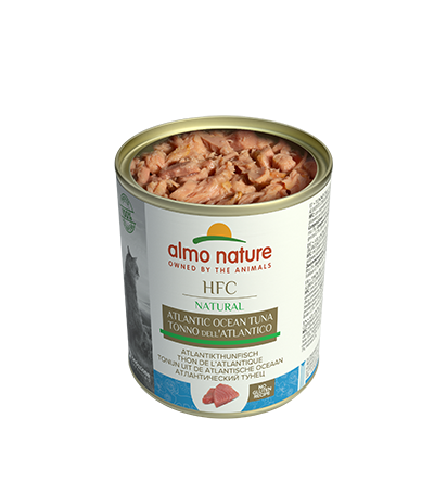 Almo Nature Scatoletta HFC Natural gusto Tonno dell'Atlantico per Gatti Adulti