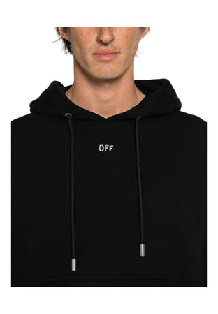 Off-White Felpa Diag Embr Uomo da uomo