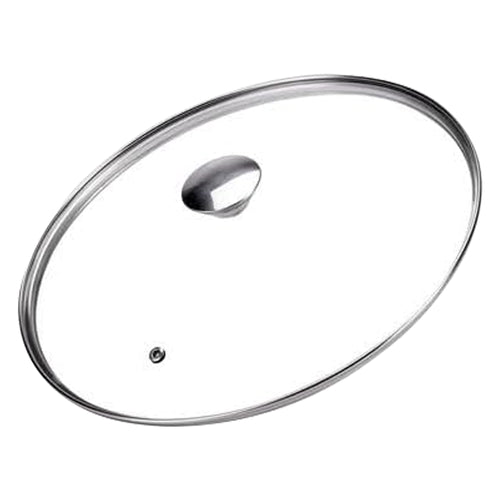 Coperchio Vetro E Acciaio ?Allegro Inox? Ø Cm. 22 - Moneta