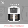 Friggitrice Ad Aria Multifunzione Infinity Capacità 8 Litri Display Digitale 10 Programmi Finestra Con Luce Interna Potenza 1700 Watt Bianco Ardes