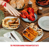 Friggitrice Ad Aria Multifunzione Infinity Capacità 8 Litri Display Digitale 10 Programmi Finestra Con Luce Interna Potenza 1700 Watt Bianco Ardes