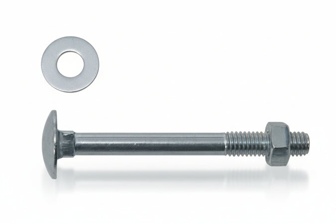 Cavicchia Acciaio Testa Tonda Con Dado In Blister- - Ø Mm.6X40 In Blister Pz.15 (B) - 5 Blister Ambrovit