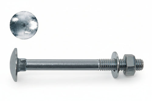 Cavicchia Acciaio Testa Tonda Con Dado In Blister- - Ø Mm.6X60 In Blister Pz.10 (B) - 5 Blister Ambrovit
