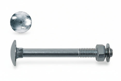 Cavicchia Acciaio Testa Tonda Con Dado In Blister- - Ø Mm.6X80 In Blister Pz.10 (C) - 5 Blister Ambrovit