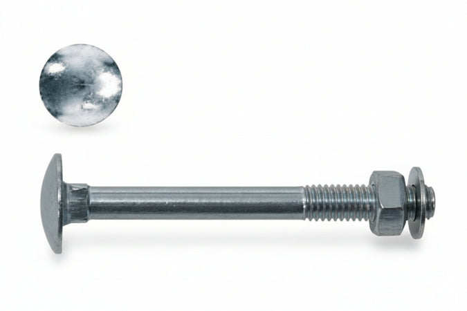 Cavicchia Acciaio Testa Tonda Con Dado In Blister- - Ø Mm.6X80 In Blister Pz.10 (C) - 5 Blister Ambrovit