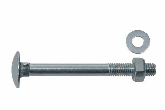 Cavicchia Acciaio Testa Tonda Con Dado In Blister- - Ø Mm.8X50 In Blister Pz.10 (B) - 5 Blister Ambrovit