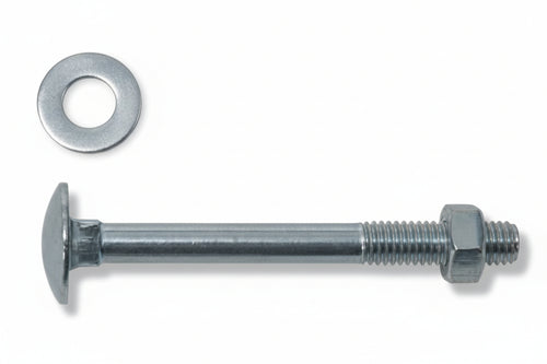 Cavicchia Acciaio Testa Tonda Con Dado In Blister- - Ø Mm.8X80 In Blister Pz.5 (C) - 5 Blister Ambrovit