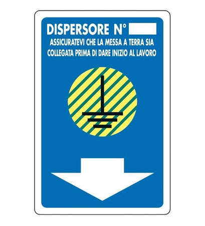 Cartello Segnaletica Dispersore N. - Eurosignals