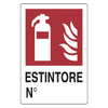 Cartello Segnaletica Estintore Antincendio - Eurosignals