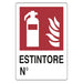 Cartello Segnaletica Estintore Antincendio - Eurosignals