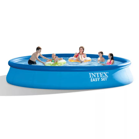 Piscina Easy Set Rotonda Autoportante C/Pompa Filtro Cm.457X84H. Capacitãe Lt.9792 Peso Kg.22,5 (28158) Intex