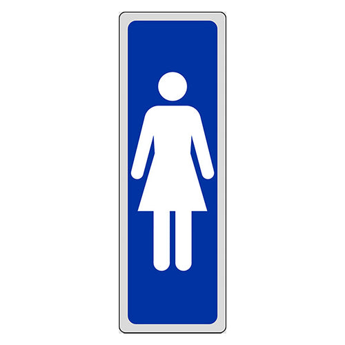 Etichetta Segnaletica Wc Bagno Donne 10 Pezzi Eurosignals