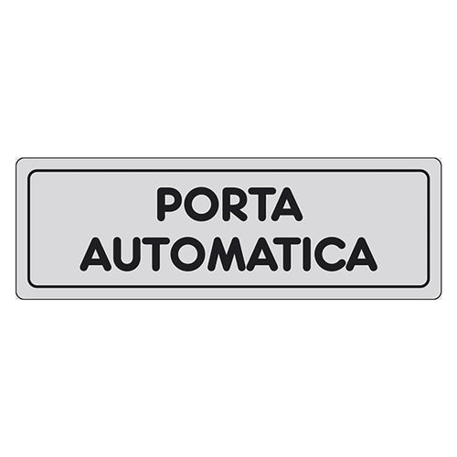 Etichetta Segnaletica Porta Automatica - 10 Pezzi - Eurosignals