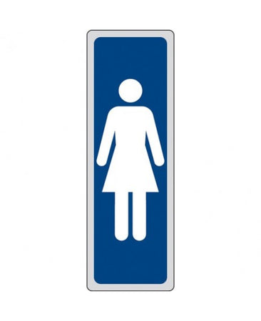 Etichetta Segnaletica Wc Bagno Toilette Donne- 10 Pezzi