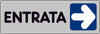 Etichetta Segnaletica Entrata A Destra- 10 Pezzi