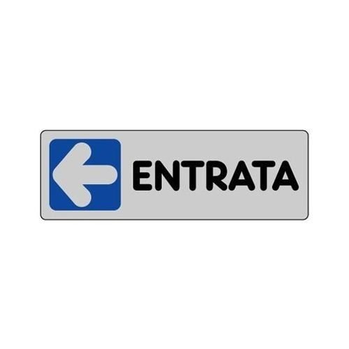 Etichetta Segnaletica Entrata A Sinistra - 10 Pezzi