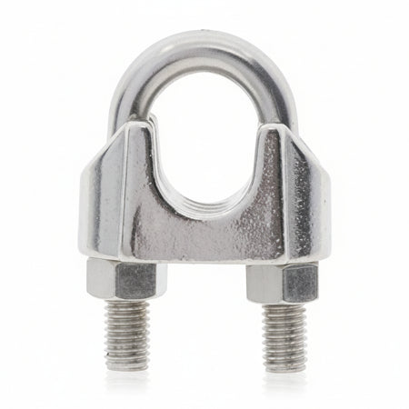 Morsetto Per Funi Mm 3-4- 30 Pezzi - Senza Marca