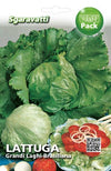 Semi Per Ortaggi E Vegetali Lattuga Grandi Laghi - Brasiliana- 20 Pezzi - Sgaravatti