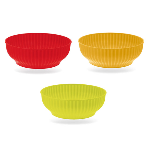 Insalatiera Plastica Colorata 18 Cm – Robusta, Pratica E Leggera – Colori Assortiti