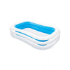 Piscina Gonfiabile Rettangolare Family +6 Anni Cm.262X175X56H. Peso Kg.5,30 (56483) Intex