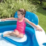 Piscina Gonfiabile Quadrata Center Family +3 Anni Cm.229X229X66 Peso Kg.6,65 (56475) Intex