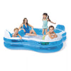 Piscina Gonfiabile Quadrata Center Family +3 Anni Cm.229X229X66 Peso Kg.6,65 (56475) Intex