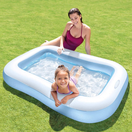 Piscina Gonfiabile Rettangolare +2 Anni Cm.166X100X28H. Peso Kg.1,80 (57403) Intex