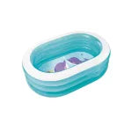 Piscina Ovale Baby 4 Anelli +3 Anni Cm.163X107X46H. Peso Kg.2,69 (57482) Intex