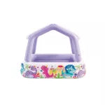 Piscina Gonfiabile Quadra Acquario Con Parasole +2 Anni Cm.157X157X122H. Peso Kg.3,80 (57470) Intex