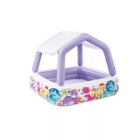 Piscina Gonfiabile Quadra Acquario Con Parasole +2 Anni Cm.157X157X122H. Peso Kg.3,80 (57470) Intex