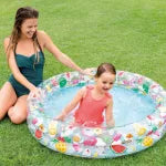 Piscina Gonfiabile Tonda Due Anelli +2 Anni Cm.122X25H. Peso Kg.0,97 (59421) Intex