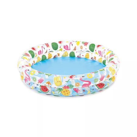 Piscina Gonfiabile Tonda Due Anelli +2 Anni Cm.122X25H. Peso Kg.0,97 (59421) Intex