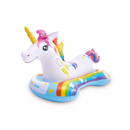 Unicorno Gonfiabile Cavalcabile +3 Anni Cm.163X86H. Peso Kg.1,54 (57552) Intex
