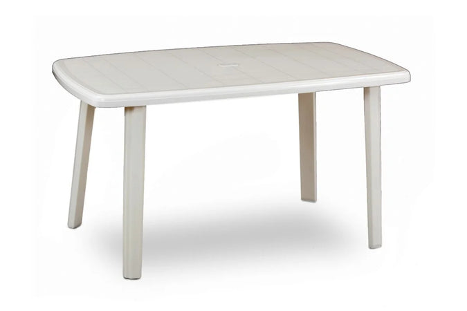 Tavolo In Polipropilene 'Cayman' Bianco - Bica