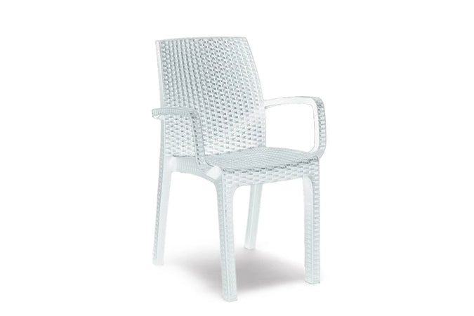 Sedia In Polipropilene 'Verona Armchair' Bianco - Bica