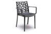 Sedia In Polipropilene 'Matrix Armchair' Grafite - Bica