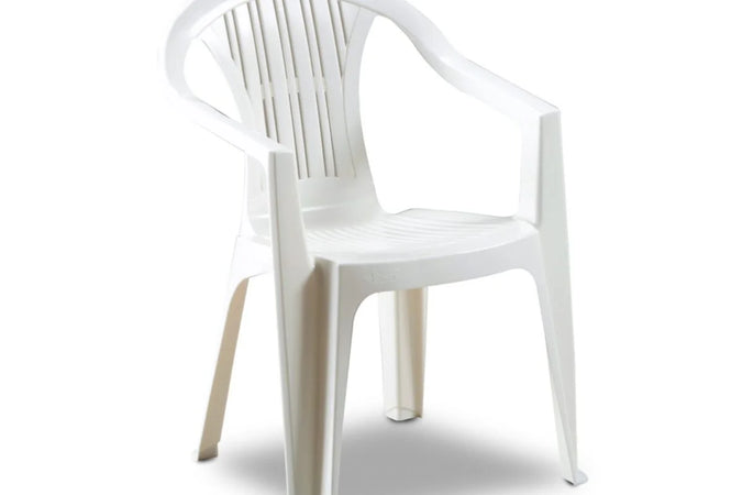 Sedia In Polipropilene 'Ratak' Bianco - Bica