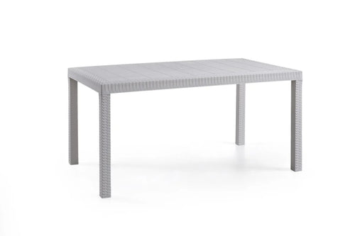 Tavolo In Polipropilene 'Houston' Bianco - Bica
