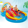 Piscina Gonfiabile Ovale Gioco Acqua Scivolo +2 Anni Cm.297X193X135H. Peso Kg.7,80 (57453) Intex