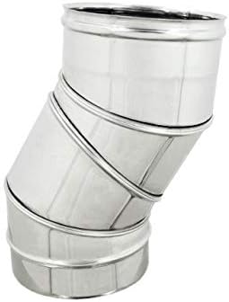 Gomito Inox Aisi 316 90 ° Girevole Cm 8