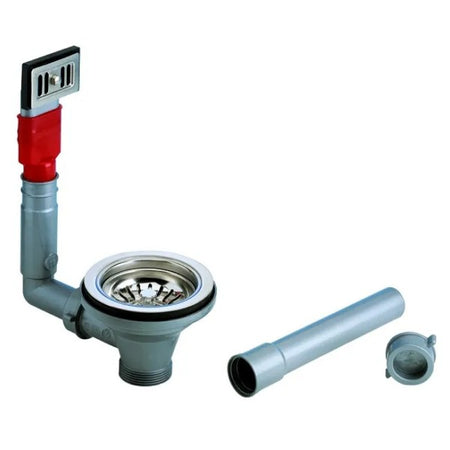 Piletta Basket Con Troppo Pieno Per Lavello In Acciaio 11/2 Lira Spa