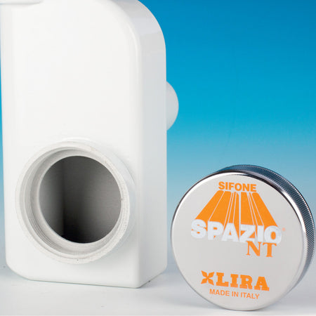 Sifone Salvaspazio Ispezionabile Per Lavelli Ad Una Vasca 11/2 D. 40 Mm Grigio Lira