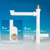 Sifone Salva Spazio 1 Nt Evolution Per Lavelli- 11/2 D. 40 Mm Bianco Lira