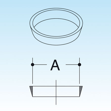 Guarnizione Tronco-Conica In Pp- Diam. 40 Mm- Lira- Pezzi 1