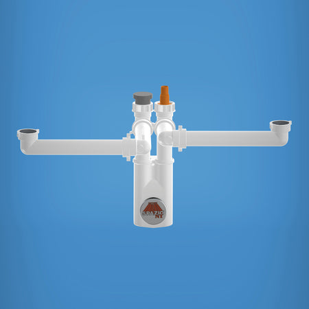 Sifone Salvaspazio Ispezionabile 2 Vie Nt (Marchio Lira)- 1 1/2- Lira- Pezzi 1